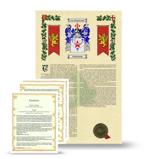 Attamsum Armorial History and Symbolism package