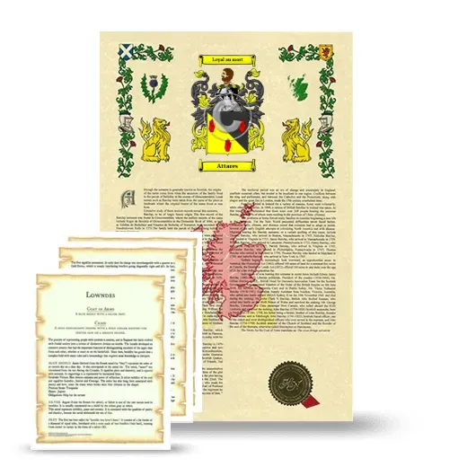 Attares Armorial History and Symbolism package