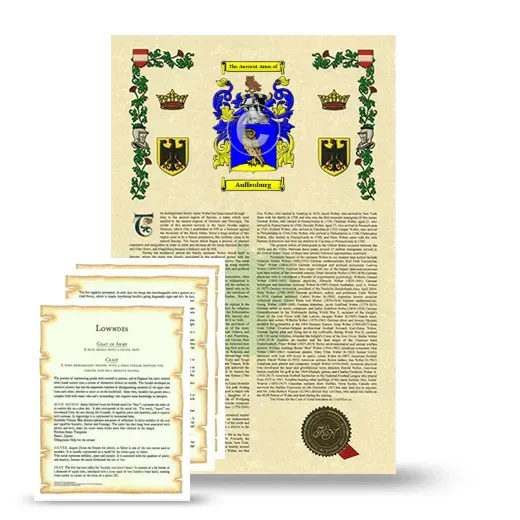 Auffenburg Armorial History and Symbolism package