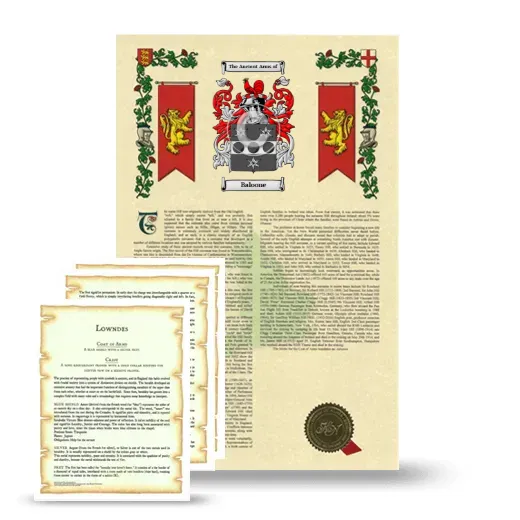 Baloone Armorial History and Symbolism package