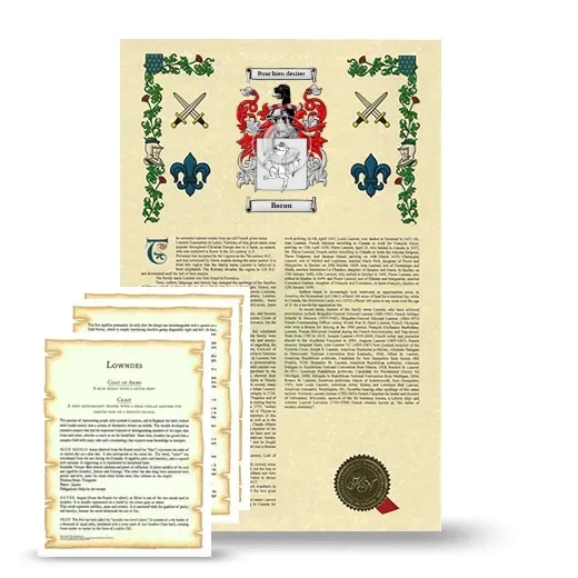 Barau Armorial History and Symbolism package