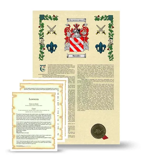 Barrales Armorial History and Symbolism package