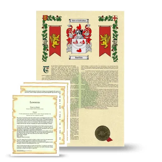 Barthin Armorial History and Symbolism package