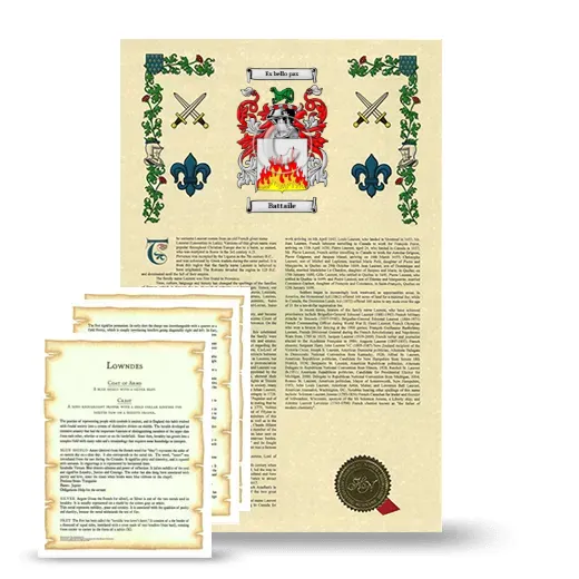Battaile Armorial History and Symbolism package