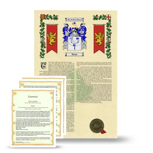 Batyn Armorial History and Symbolism package