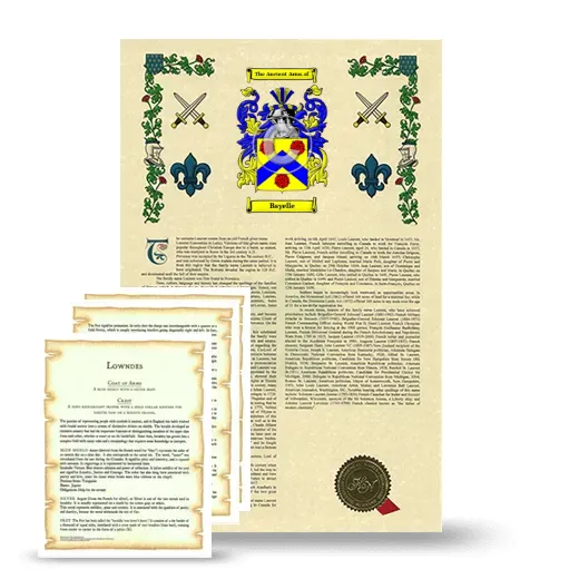 Bayelle Armorial History and Symbolism package