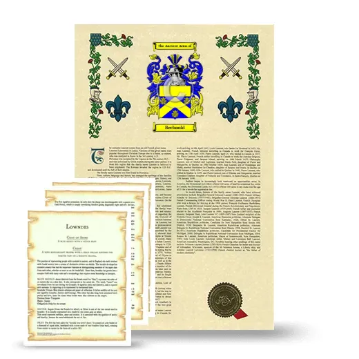 Bechoold Armorial History and Symbolism package