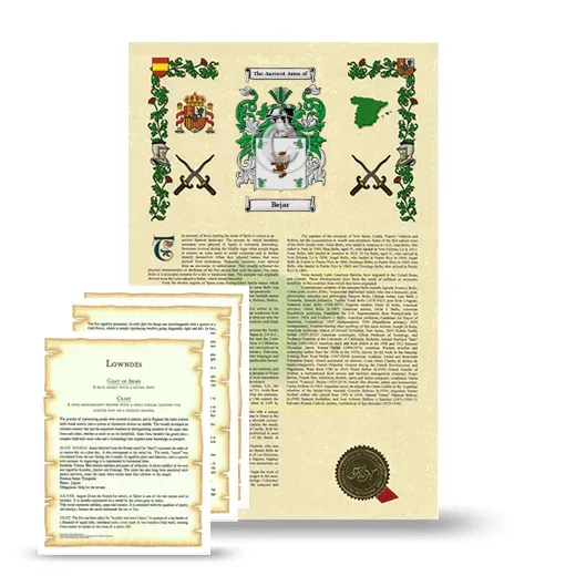 Bejar Armorial History and Symbolism package
