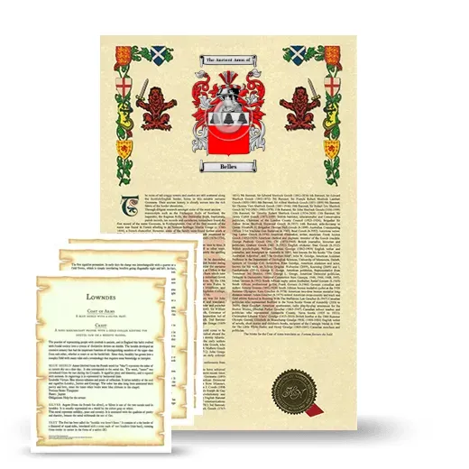 Belles Armorial History and Symbolism package