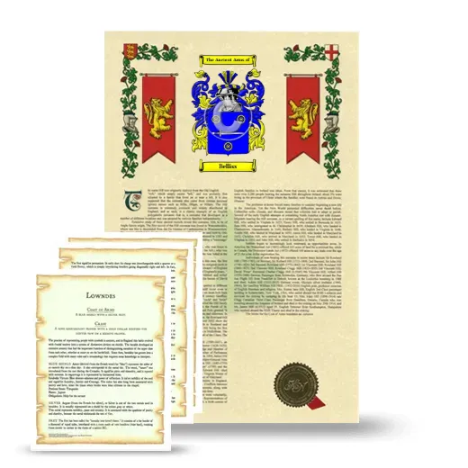 Belliss Armorial History and Symbolism package