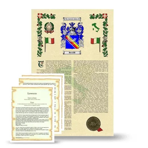 Beraldi Armorial History and Symbolism package