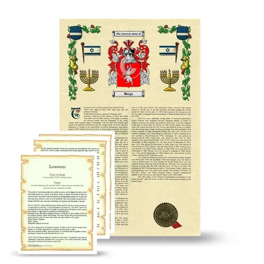 Bergs Armorial History and Symbolism package