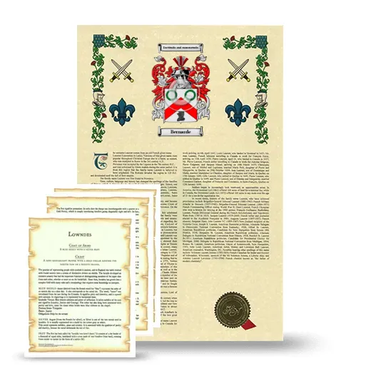 Bernarde Armorial History and Symbolism package