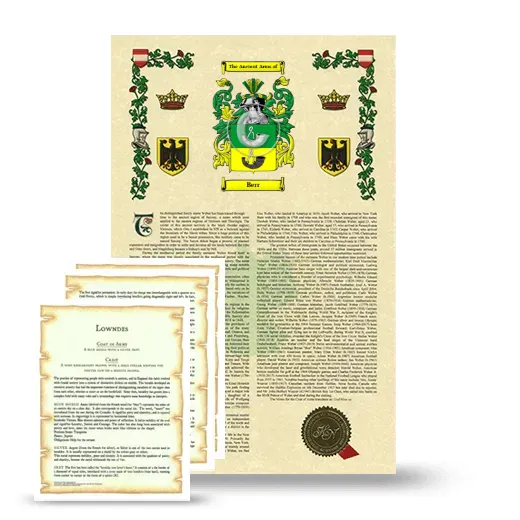 Berr Armorial History and Symbolism package