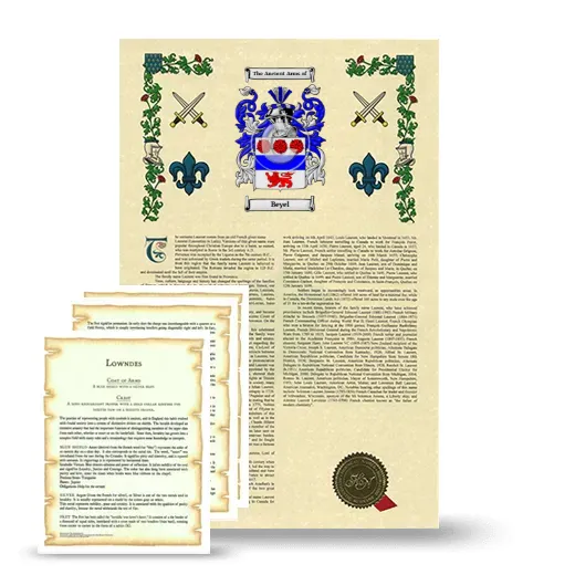 Beyel Armorial History and Symbolism package