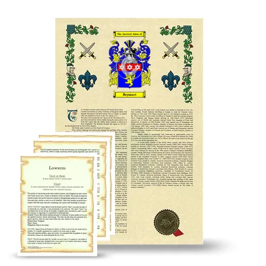 Beymart Armorial History and Symbolism package