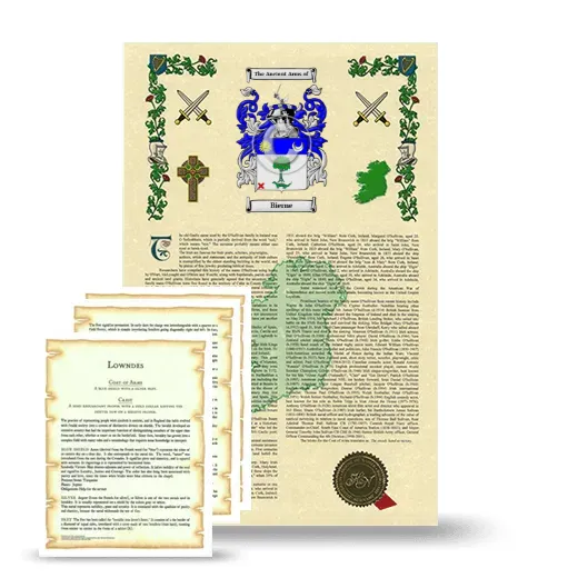 Bierne Armorial History and Symbolism package