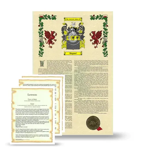 Bisgood Armorial History and Symbolism package