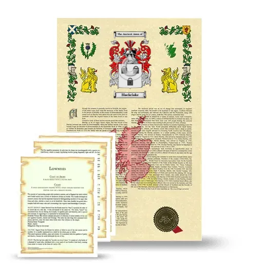 Blackclake Armorial History and Symbolism package