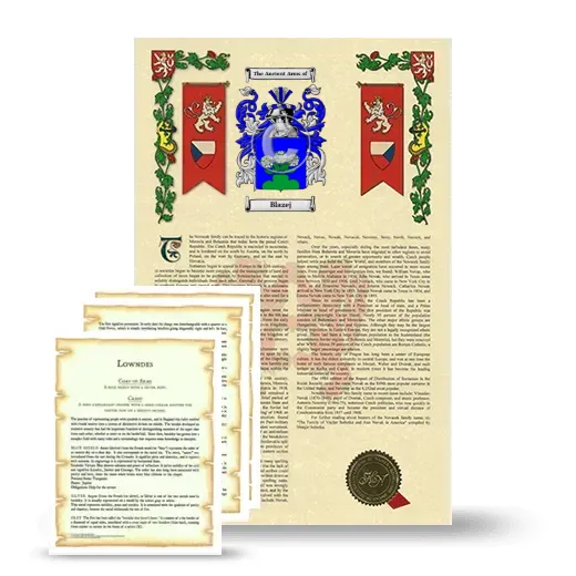 Blazej Armorial History and Symbolism package