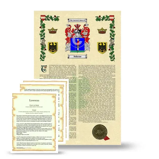 Boheme Armorial History and Symbolism package