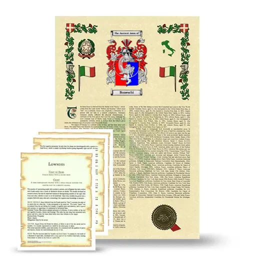 Boneschi Armorial History and Symbolism package