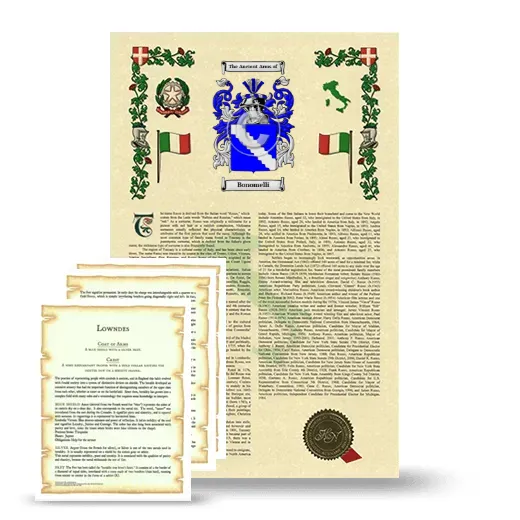 Bonomelli Armorial History and Symbolism package