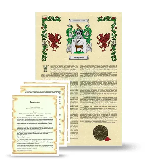 Boughend Armorial History and Symbolism package