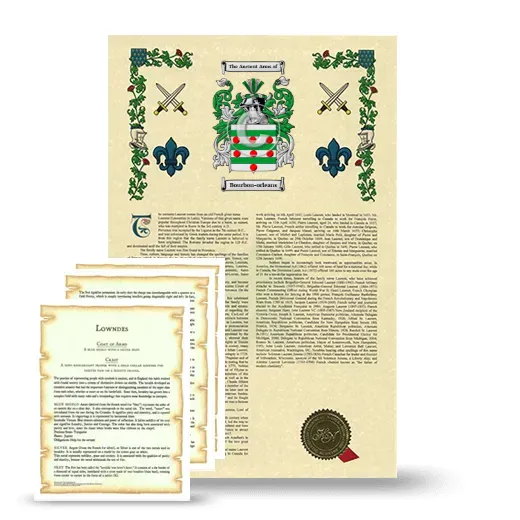 Bourbon-orleans Armorial History and Symbolism package