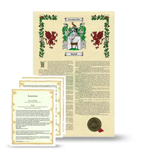 Boyind Armorial History and Symbolism package