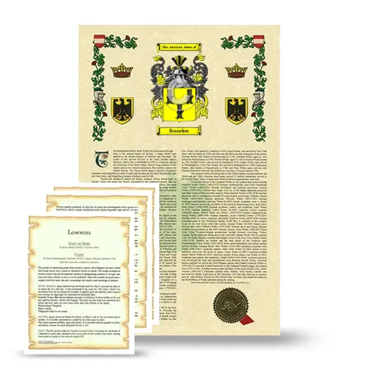 Braucker Armorial History and Symbolism package