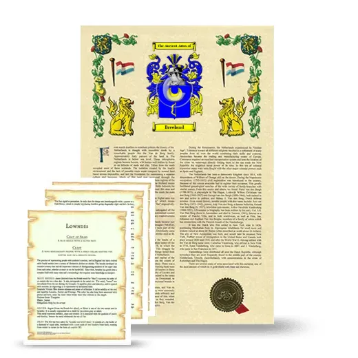 Breeland Armorial History and Symbolism package