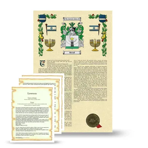 Brend Armorial History and Symbolism package