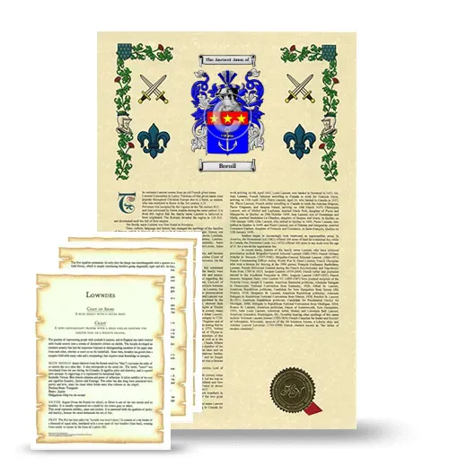 Breuil Armorial History and Symbolism package