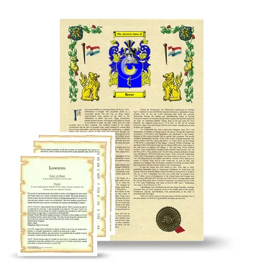 Breze Armorial History and Symbolism package
