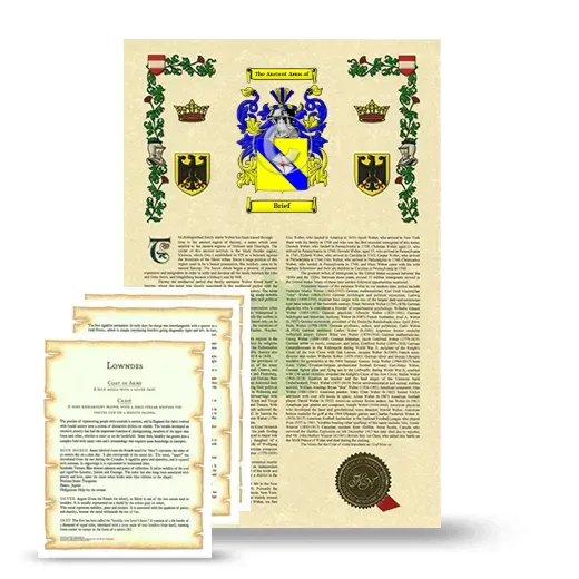 Brief Armorial History and Symbolism package