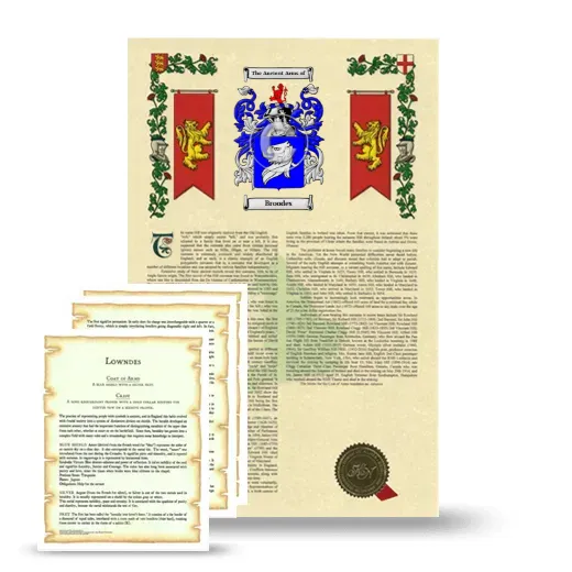 Broodes Armorial History and Symbolism package