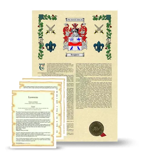 Broquere Armorial History and Symbolism package
