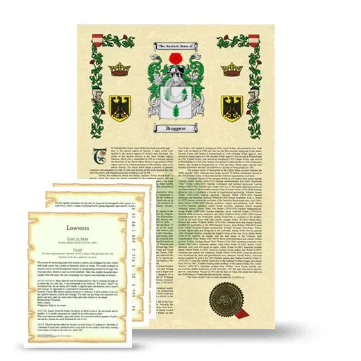 Bruggere Armorial History and Symbolism package