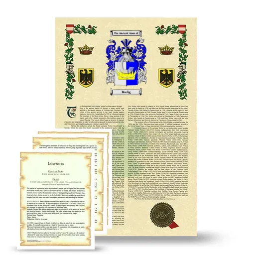 Budig Armorial History and Symbolism package
