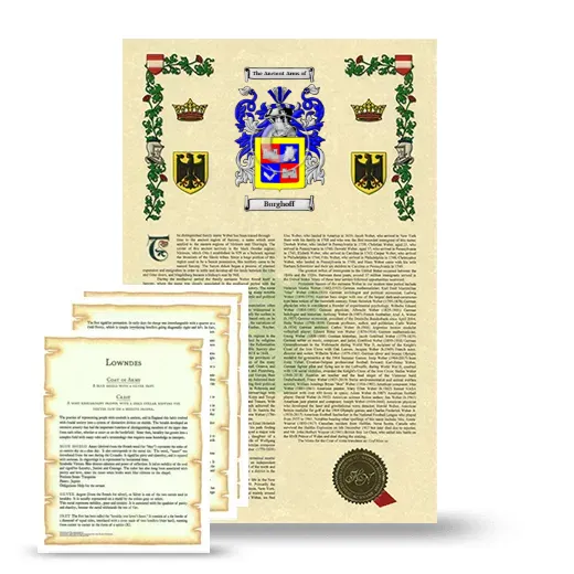 Burghoff Armorial History and Symbolism package