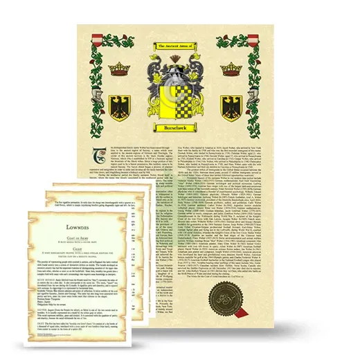 Burscheck Armorial History and Symbolism package