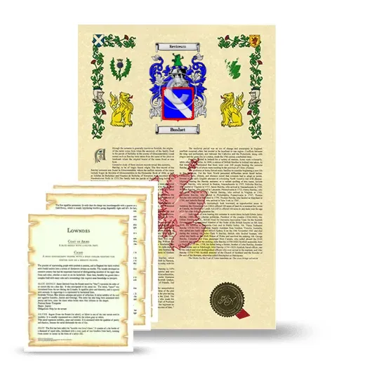 Bushet Armorial History and Symbolism package