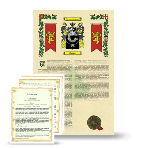 Bushor Armorial History and Symbolism package
