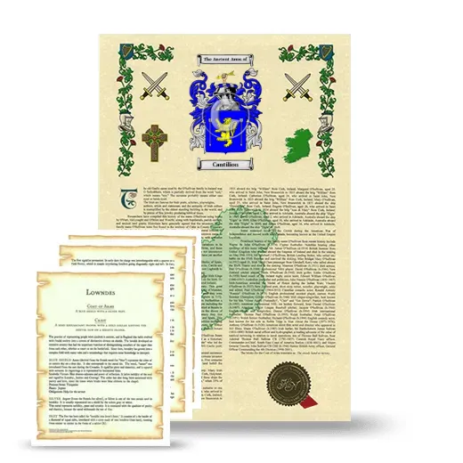 Cantilion Armorial History and Symbolism package