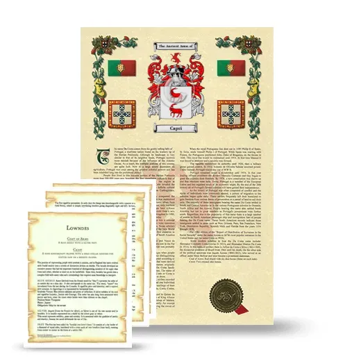 Capri Armorial History and Symbolism package