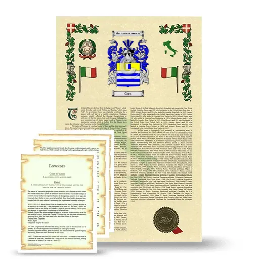 Cera Armorial History and Symbolism package