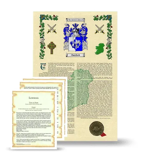 Chairlock Armorial History and Symbolism package