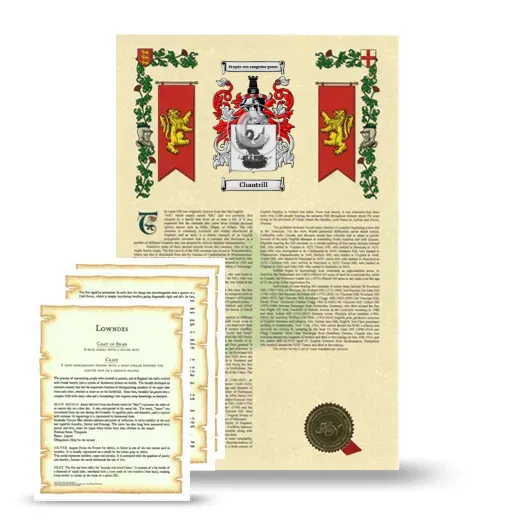 Chantrill Armorial History and Symbolism package