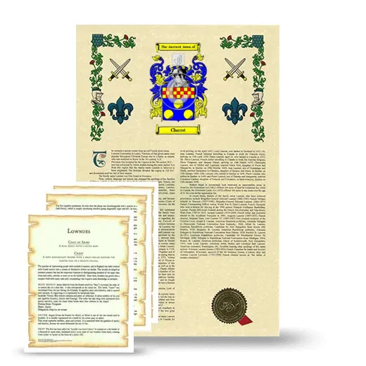 Charot Armorial History and Symbolism package